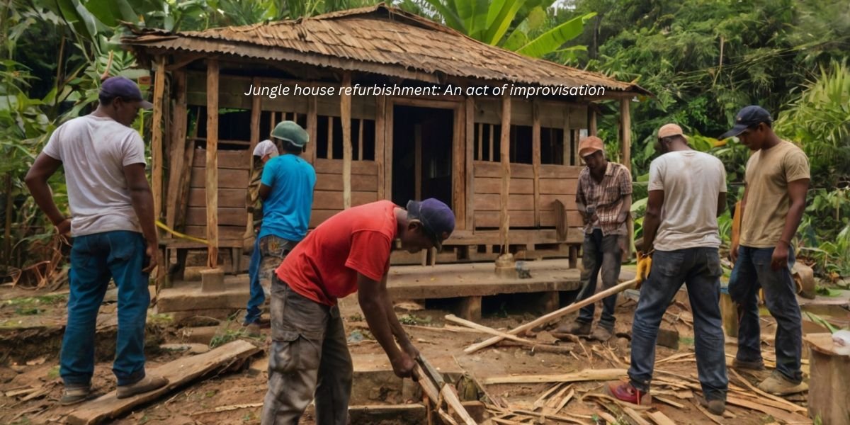 We are not angels, we are humans and we improvise for a better living